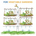 40M 152PCS Drip Irrigation Kit Automatic Sprinkler DIY Garden Watering Micro Drip Irrigation System Hose Kits