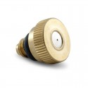 Water Misting Cooling System Kit Summer Sprinkler Brass Nozzle Outdoor Garden Dust Removal Spray Hose Irrigation Set - EU Plug 1