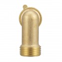 MATTC Male x Female Thread 3/4" 90° Elbow Connector Bending JointsCopper Metal Threaded Water Pipe Connector Angle Bend Pipe Fit