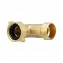 MATTC Male x Female Thread 3/4" 90° Elbow Connector Bending JointsCopper Metal Threaded Water Pipe Connector Angle Bend Pipe Fit