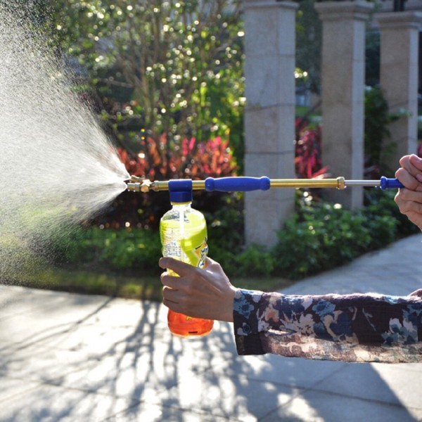 Reciprocating Head Brass Sprayer Airbrush Hand Pressure Sprayer Garden Watering Garden Bottle for Pesticide Irrigation Tools - S