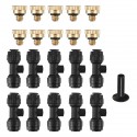 Retractable Coil Garden Hose Pipe Expandable Reel Spray System Tap Connector 30m - Type A