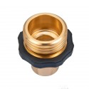 MATCC Garden Hose Quick Connector Fittings 3/4 inch GHT Water Hose Quick Connector Adapter Male and Female Connector 3 set