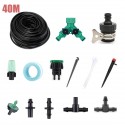 131ft/40M 47PCS Drip Irrigation Kit Adjustable Automatic Garden Watering System DIY Garden Watering Micro Drip Irrigation System