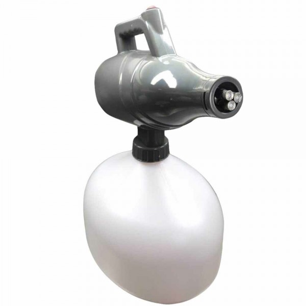Noise-free 5L Chargeable Electrostatic Electric ULV Fogger Portable Cordless Disinfection Sprayer 3 Nozzles Designed Fog Atomize