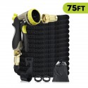 Garfans 25ft/50ft/75ft Stronger Deluxe Expandable Flexible Garden Water Hose Kit - 25FT