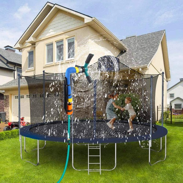 Gardening Trampoline Sprinkler Water Misting Cooling System Kit Sprinkler Outdoor Garden Greenhouse Park Plants Sprinkler Nozzle