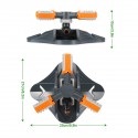 3 Arms Automatic 360° Rotation Lawn Sprinkler Spray Head Garden Irrigation Watering Tool - Orange