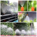 Micro Irrigation Drip System Watering Drip Irrigation DIY Irrigation Reducing Tee Orange Spray Nozzles Spray Nozzles Irrigation 