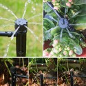 Micro Irrigation Drip System Watering Drip Irrigation DIY Irrigation Reducing Tee Orange Spray Nozzles Spray Nozzles Irrigation 
