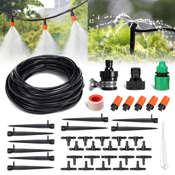 Micro Irrigation Drip System Watering Drip Irrigation DIY Irrigation Reducing Tee Orange Spray Nozzles Spray Nozzles Irrigation 