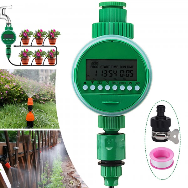 LETEVEN Electronic Garden Watering Timer Garden Automatic Irrigation Controller Intelligence Valve Watering Control Device