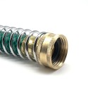 NPT 3/4'' Brass Coil Spring Hose Tube Threaded Garden Faucet Spring Coupling Adapter Hose Protector Irrigation Tap Connector Ext