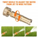 Garden Hose Nozzle Brass Heavy-Duty Cokden Solid Adjustable Twist Sprinkler Tool