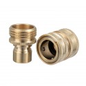 Garden Hose 3/4in GHT Cokden Solid Brass Quick Connect Kit Watering Outdoor Home