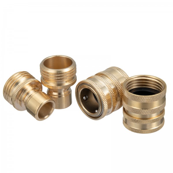 Garden Hose 3/4in GHT Cokden Solid Brass Quick Connect Kit Watering Outdoor Home