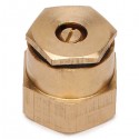 Copper Centrifugal Adjustable Micro Atomizing Nozzle - internal thread