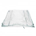 3-Tier Portable Greenhouse 6 Shelves PVC Cover Garden Cover Plants Flower House 143X143X195cm