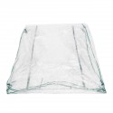 3-Tier Portable Greenhouse 6 Shelves PVC Cover Garden Cover Plants Flower House 143X143X195cm