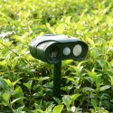 Solar Power Ultrasonic Pest Repeller Cat Dog Animal Repellent Sensor Outdoor Pest Control
