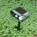 Solar Power Ultrasonic Pest Repeller Cat Dog Animal Repellent Sensor Outdoor Pest Control