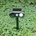 Solar Power Ultrasonic Pest Repeller Cat Dog Animal Repellent Sensor Outdoor Pest Control