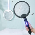 JORDAN&amp;JUDY Mosquito Swatter Rotatable Foldable Mosquito Killing Lamp Five-Layer Protective Net USB Rechargeable Anti Insect