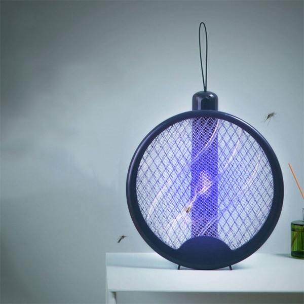 JORDAN&amp;JUDY Mosquito Swatter Rotatable Foldable Mosquito Killing Lamp Five-Layer Protective Net USB Rechargeable Anti Insect