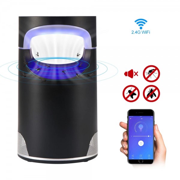 Intelligent Wifi Photocatalyst Mosquito Killer Lamp Voice Control USB Charging Insect Repellent Mosquito Killer LED Light Trap f