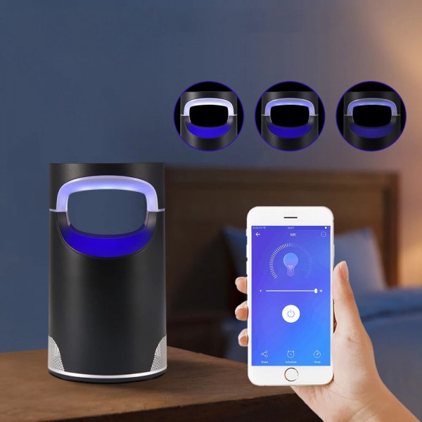 Intelligent Wifi Photocatalyst Mosquito Killer Lamp Voice Control USB Charging Insect Repellent Mosquito Killer LED Light Trap f