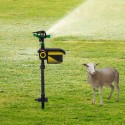 Solar Powered Motion Detectior Activated Animal Repeller Repellent Water Sprinkler Timer