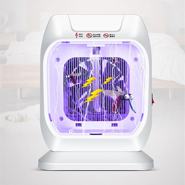 Household UV Sterilization Mosquito Dispeller Germicidal Lamp Mite Mosquito Disinfect Light Mosquito Repellent - White