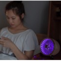 USB Smart Mosquito Dispeller Optically Controlled Insect Killing Lamp Anti Moustique Bug Killer Light - white