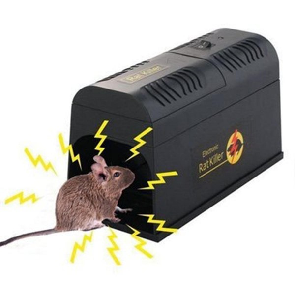 Electronic Rat And Rodent Trap Powfully Kill And Eliminate Rats Mice Rodents Animal Repeller - UK PLUG