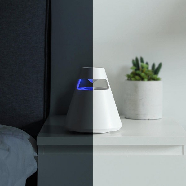 Mount Fuji Indoor LED Mosquito Dispeller Lamp Smart Light Sensor Photocatalyst Silent Insect Killer Lamp Fly Catcher - White