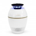 DC 5V 5W Mosquito Dispeller Insect Killer LED Light Lamp Electric Zapper Pest Control - white