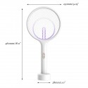 USB Electric Mosquito Killer Fly Insect Swatter Handheld Bug Zapper Pest 1200mAh Battery Life