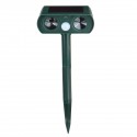 Solar Power Ultrasonic Animal Repeller Garden Pest Cat Deer Raccoon Repellent