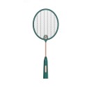 Electric Mosquito Fly Swatter USB Charging Silent LED Lighting Mosquito Killer Safety Protection Mosquito Repellent - White