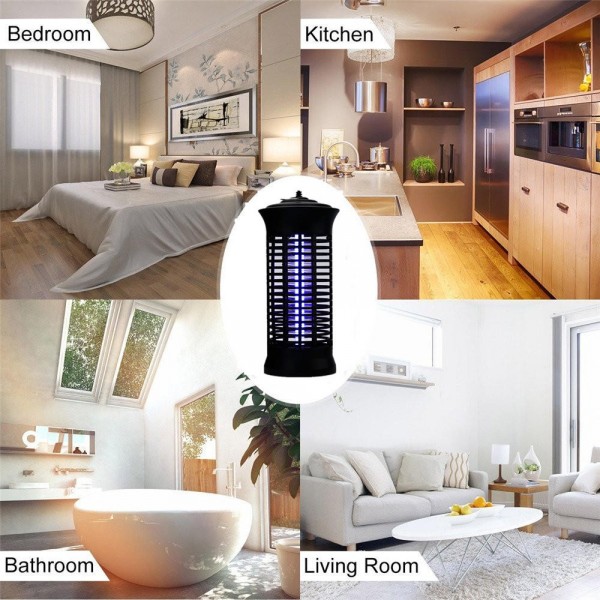 Electronic Mosquito Killer Lamps LED Socket Electric Mosquito Dispeller Fly Bug Insect Trap Killer Zapper Night Lamp Children Fr
