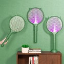 3 in 1 Electric Mosquito Swatter USB Rechargeable Household High-power Mosquito Killer Handheld Bug Zapper with LED Attracting L
