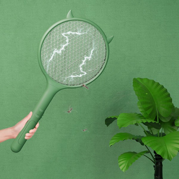 3 in 1 Electric Mosquito Swatter USB Rechargeable Household High-power Mosquito Killer Handheld Bug Zapper with LED Attracting L