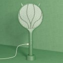 3 in 1 Electric Mosquito Swatter USB Rechargeable Household High-power Mosquito Killer Handheld Bug Zapper with LED Attracting L