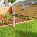 Realistic Owl Decoy Statue Elbow Owl Bird Pigeon Crow Scarer Scarecrow Simulation Garden Yard Protecter