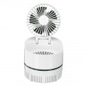 H35844 Mosquito Eradicatio Desktop Fan 3 Gears Wind Speed LED Light Cooling Fans USB Charging Mosquito Killer Fan - Blue