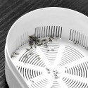 H35844 Mosquito Eradicatio Desktop Fan 3 Gears Wind Speed LED Light Cooling Fans USB Charging Mosquito Killer Fan - Blue