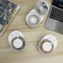 H35844 Mosquito Eradicatio Desktop Fan 3 Gears Wind Speed LED Light Cooling Fans USB Charging Mosquito Killer Fan - Blue