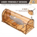 2PCS Godmorn plastic trap cages each set of 2 brushed neutral boxes