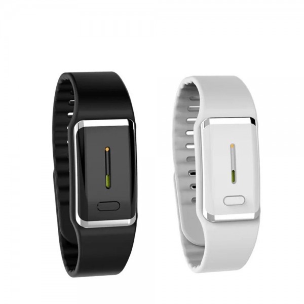 OYER Anti-wave Electronic Ultrasonic Wristband Mosquito Dispeller Silicone Smart Chip - White