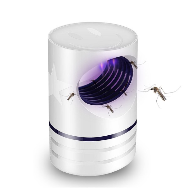 DC5V 2020 USB Mosquito Killer Lamp Indoor Inhalation LED Mosquito Aspirator for Healthcare - Pink